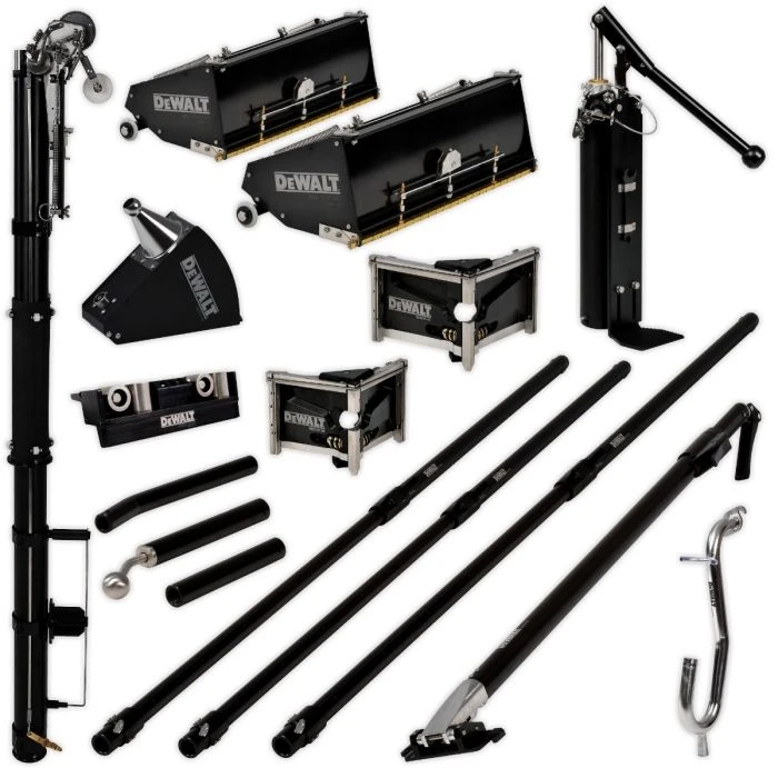 DeWalt Taping & Finishing Set: Standard Flat Boxes W/ Long Handles 3 DeWalt Taping & Finishing Set: Standard Flat Boxes W/ Long Handles