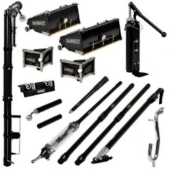 DeWalt Pro Taping & Finishing Set: MEGA Flat Boxes W/ Long Handles