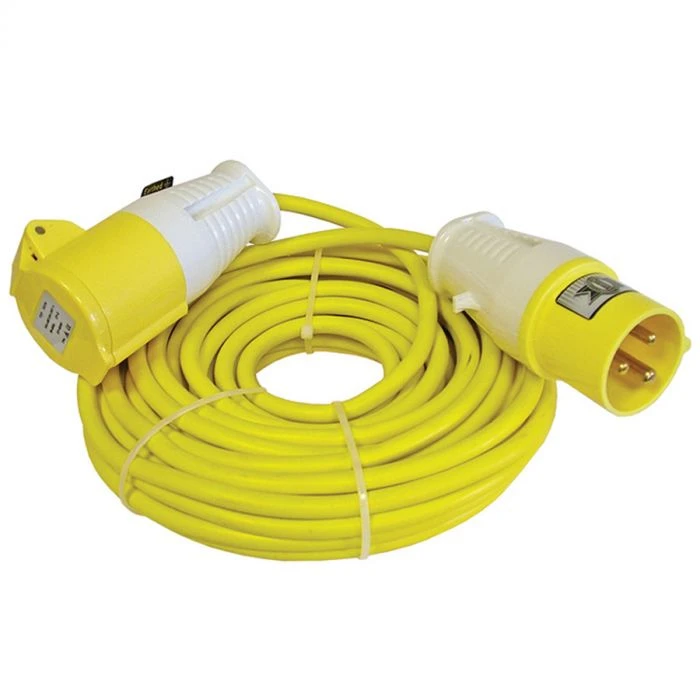 Faithfull Trailing Lead 14 Metre 1750w 16 Amp 1.5mm Cable 110 Volt 3 Faithfull Trailing Lead 14 Metre 1750w 16 Amp 1.5mm Cable 110 Volt