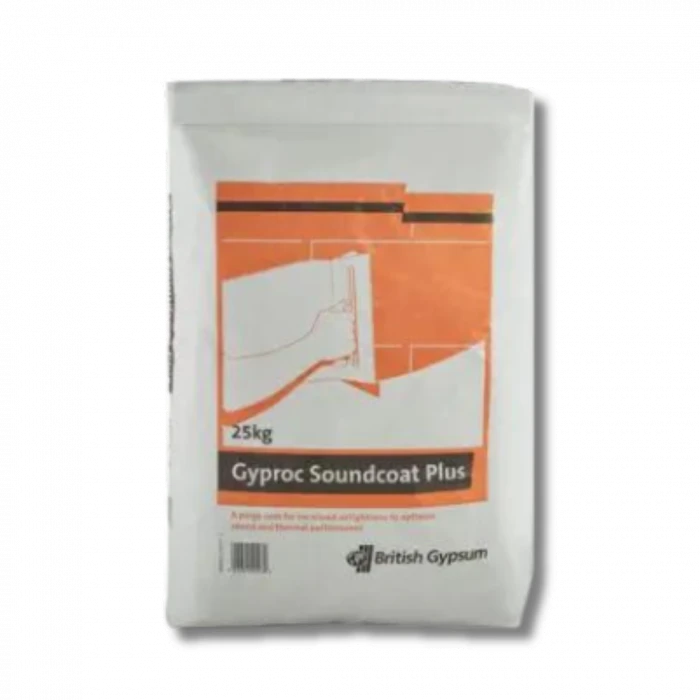 British Gypsum Gyproc Soundcoat Plus 25kg (56 Bag Pallet) 3 British Gypsum Gyproc Soundcoat Plus 25kg (56 Bag Pallet)