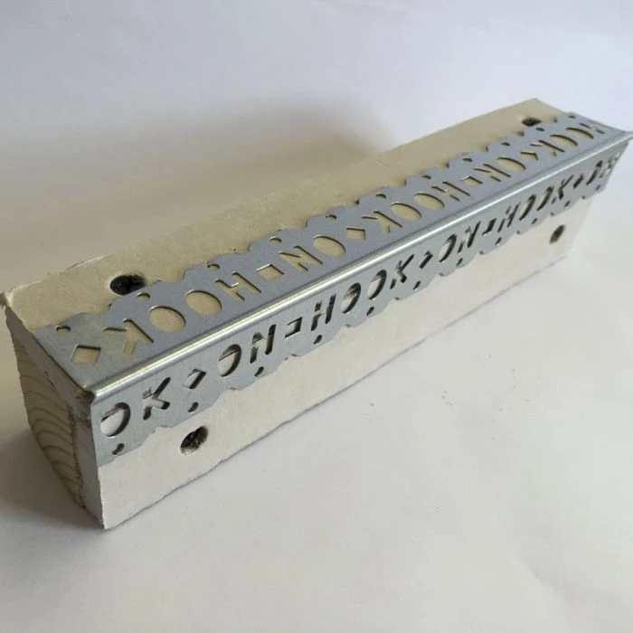 Hook On Corner Plaster Bead, 2.4m 6 Hook On Corner Plaster Bead, 2.4m - Image 4